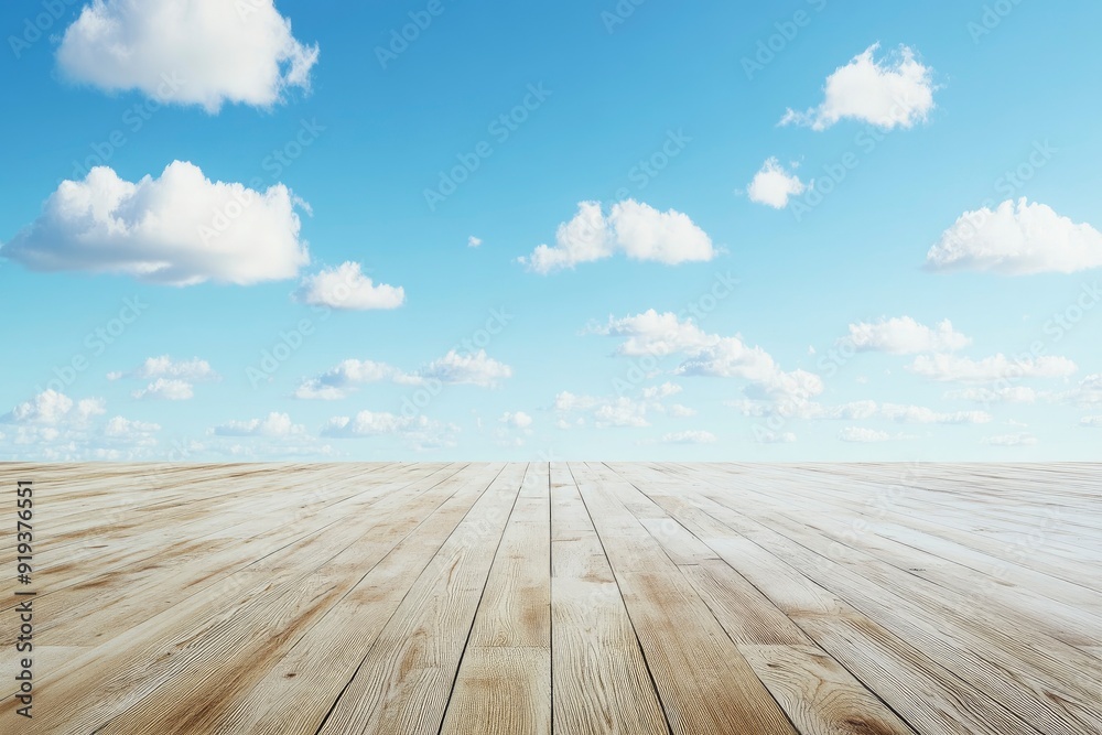 Nice Blue Sky with Floor Background with Beautiful Clouds Empty Landscape with generative ai Nice Blue Sky with Floor Background with Beautiful Clouds Empty Landscape with generative ai