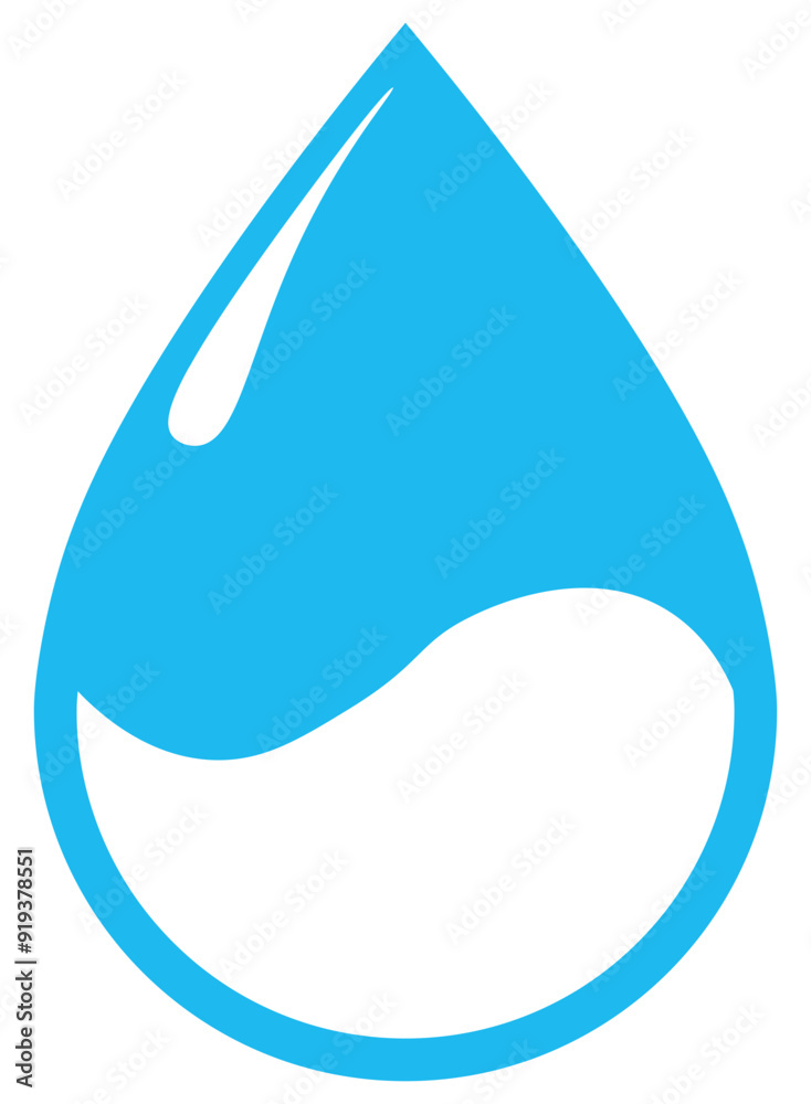 Drop Icon or Water Symbol Drop Icon or Water Symbol
