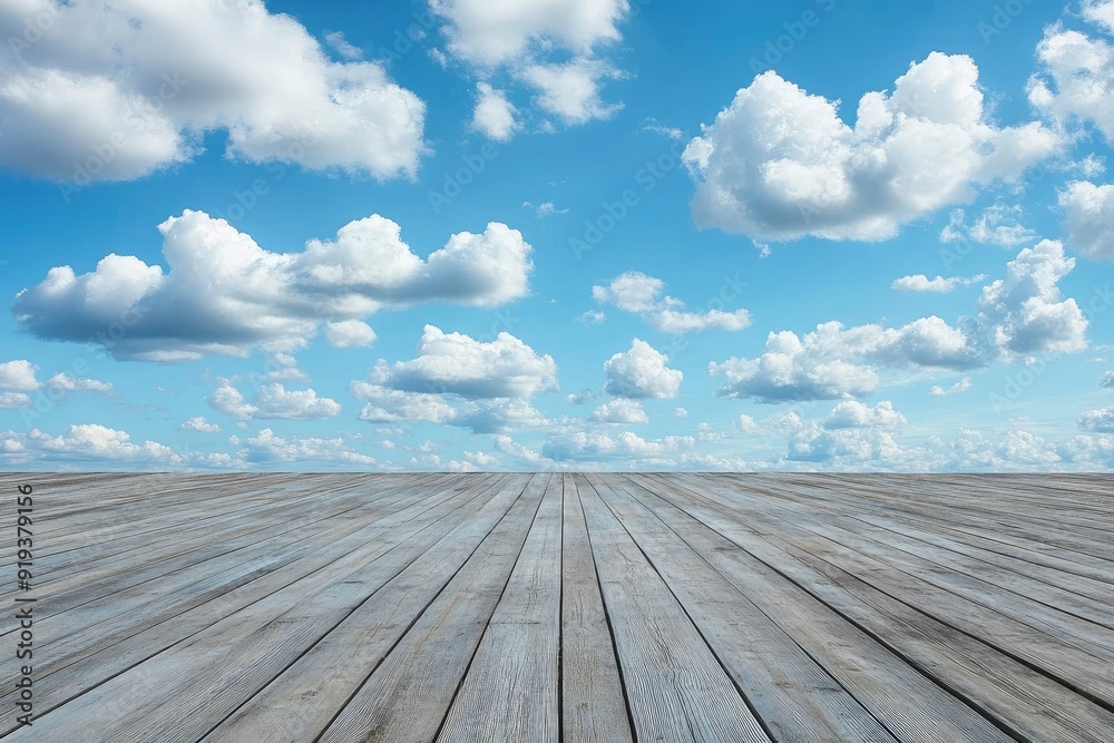 Nice Blue Sky with Floor Background with Beautiful Clouds Empty Landscape with generative ai Nice Blue Sky with Floor Background with Beautiful Clouds Empty Landscape with generative ai