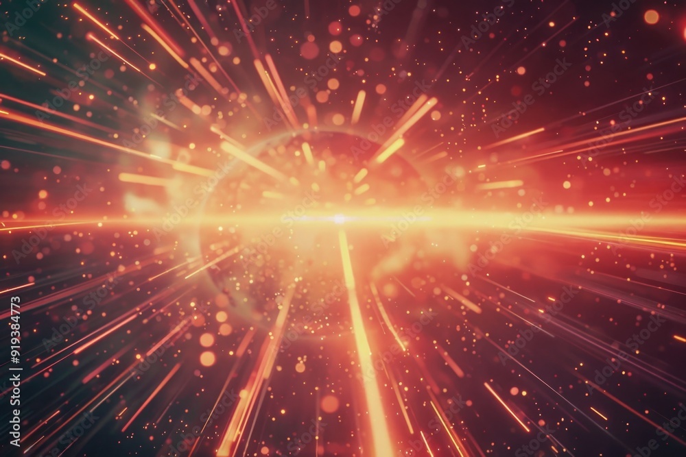 A vibrant starburst exploding in the darkness of the night sky, perfect for use in astronomy or space-themed projects A vibrant starburst exploding in the darkness of the night sky, perfect for use in astronomy or space-themed projects