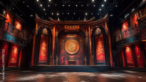 A Chinese New Year festival stage performance