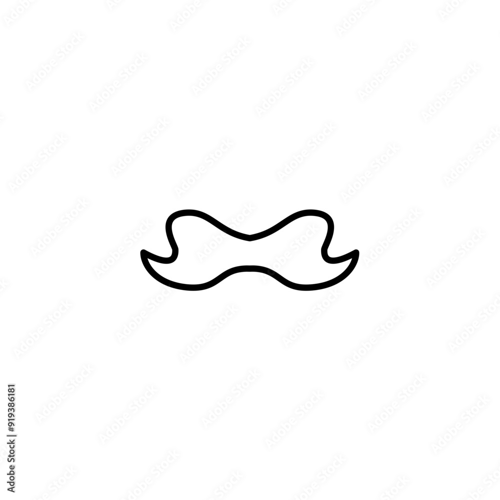 Mustache icons. Vector illustration Mustache icons. Vector illustration