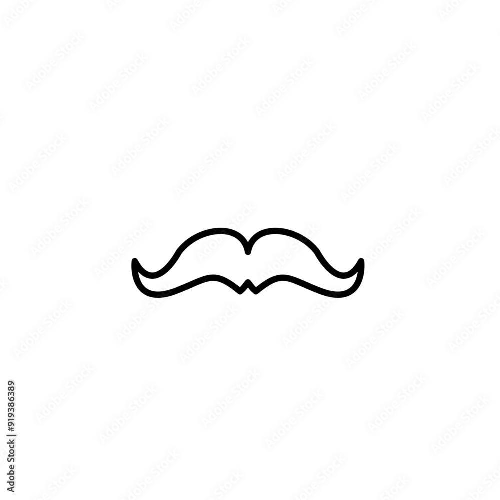 Mustache icons. Vector illustration Mustache icons. Vector illustration