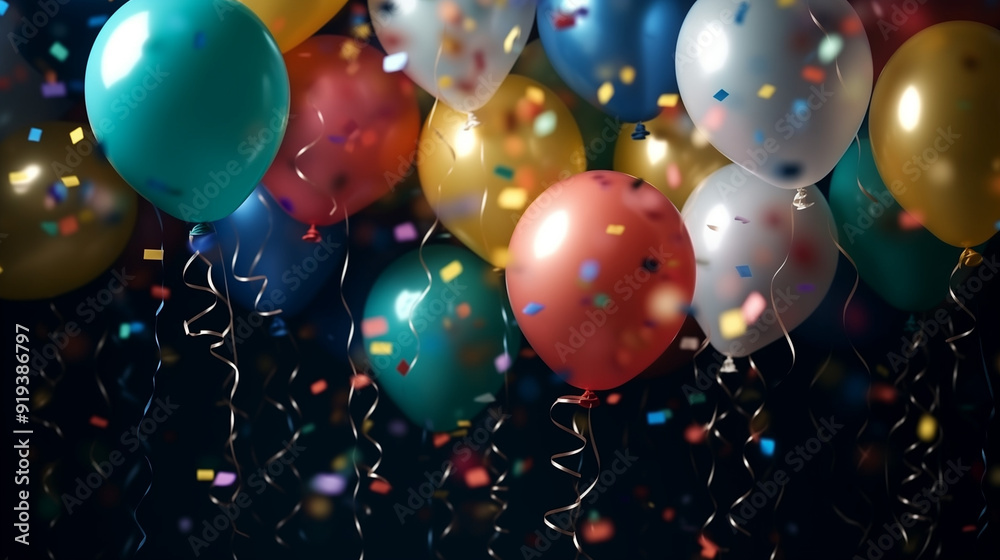 Concept of party and celebration, accessories for party Concept of party and celebration, accessories for party