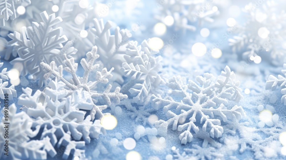 Snowy Christmas Scene