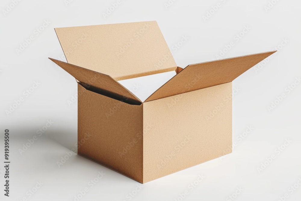 Paper Box Mockup A4 on isolated background created with Generative AI Paper Box Mockup A4 on isolated background created with Generative AI