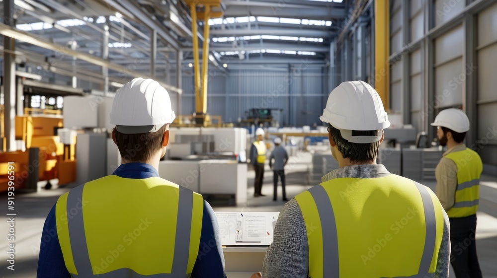 Tips Worker Image Generate a photo realistic image of workers participating in a safety ...