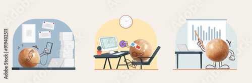 set of products Timbits isolated 2