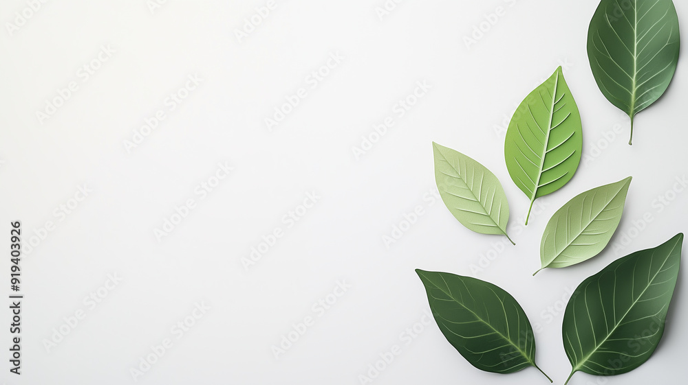 Minimalist business banner with a green leaf icon and white background, ample space for text, clean design with a focus on sustainability Minimalist business banner with a green leaf icon and white background, ample space for text, clean design with a focus on sustainability