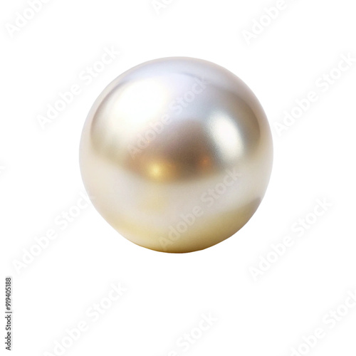 Pearl on transparent background
