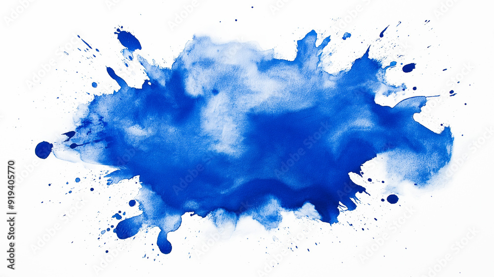 Vibrant Blue Ink Splash Abstract with Dynamic Brushstrokes, transparent background Vibrant Blue Ink Splash Abstract with Dynamic Brushstrokes, transparent background