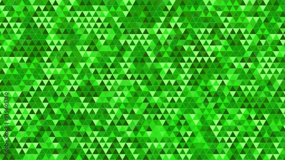 Abstract triangle pattern background texture. Green geometric low ...