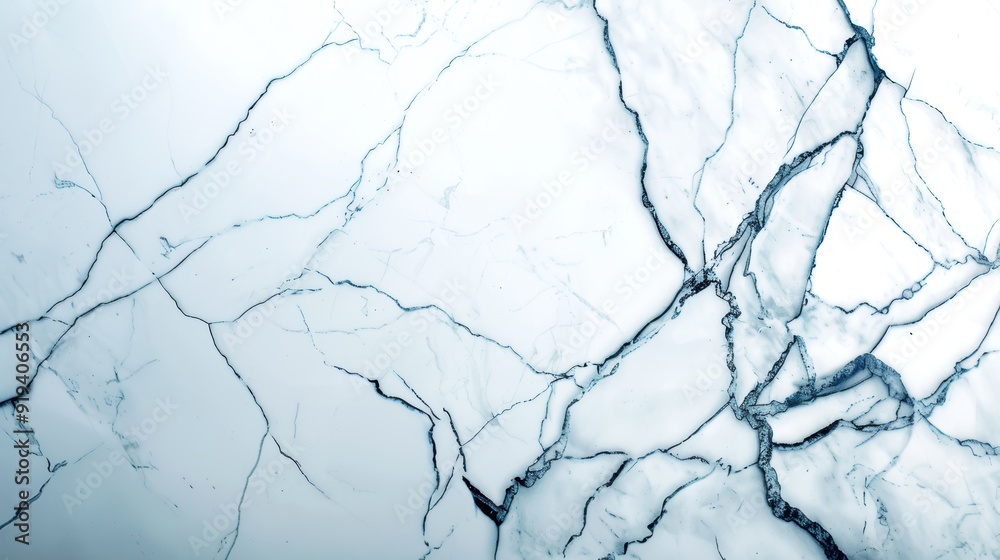 Elegant blue veins marbled texture, showcasing natural patterns and intricate details, perfect for luxurious backgrounds or design elements.
