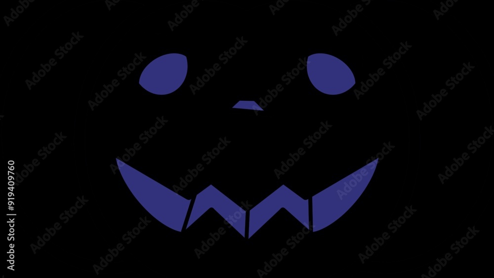 Abstract Shadow Of Halloween Pumpkin Face Lantern On Black Background. Digital Art, Procreate Pocket Abstract Shadow Of Halloween Pumpkin Face Lantern On Black Background. Digital Art, Procreate Pocket