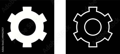 Setting Gear Vector Icon