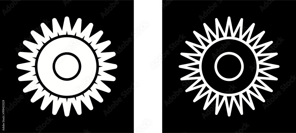 Fototapeta premium Optical Radiation Vector Icon