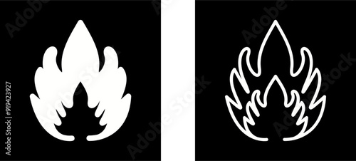 Flammable Material Vector Icon