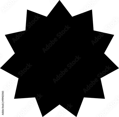 Star shapes collection. Graphic elements