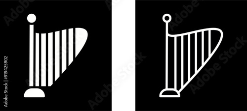Harp Vector Icon