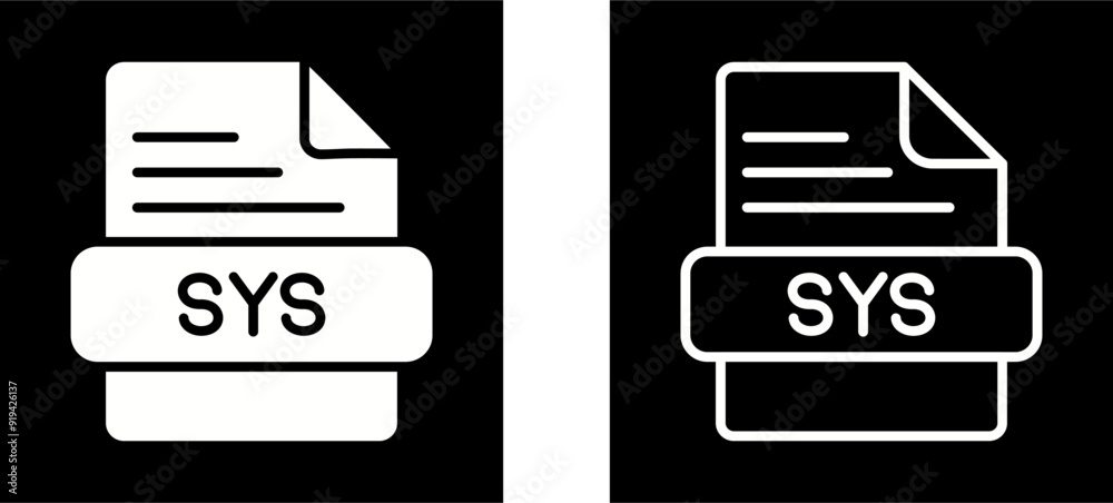 SYS Vector Icon SYS Vector Icon