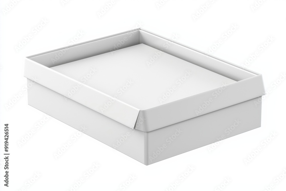 Paper Box Mockup A4 on isolated background created with Generative AI Paper Box Mockup A4 on isolated background created with Generative AI