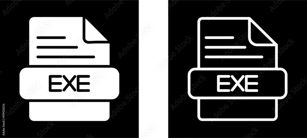 EXE Vector Icon EXE Vector Icon