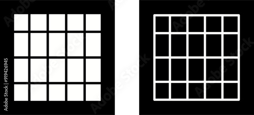 Table of Rates Vector Icon