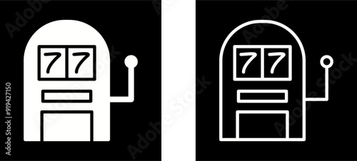 Slot Machine Vector Icon