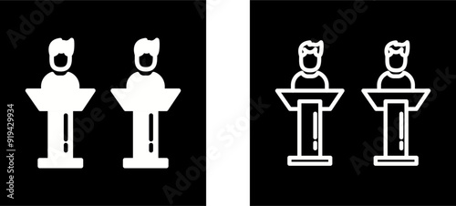 Debate Vector Icon