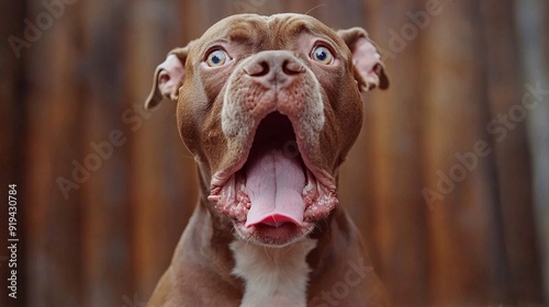 Dog Captured in an Hilarious Sneeze Moment with Squinty Eyes and Comical Expression Perfectly Showcasing the Joy of Pets in Everyday Life