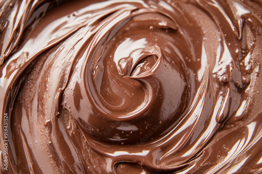 Melted Chocolate Swirl. Melted Chocolate Swirl.