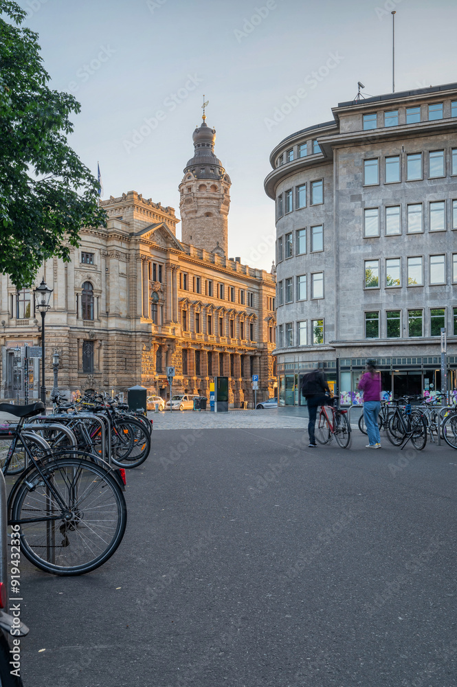 Naklejka premium New Town Hall Building, Leipzig, Germany