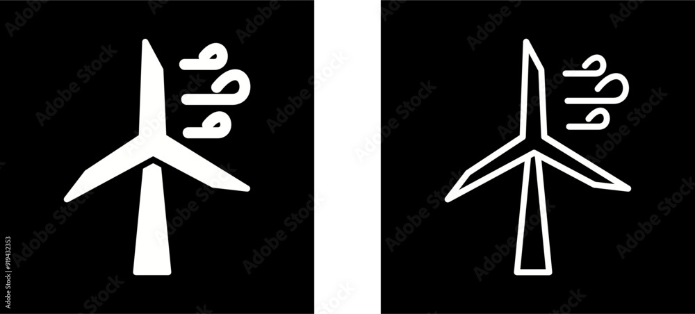 Windmill Vector Icon Windmill Vector Icon