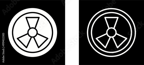 Radiation Vector Icon