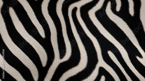 Textured zebra skin displays striking black and white patterns, highlighting the unique beauty of wildlife in a natural setting SEAMLESS PATTERN