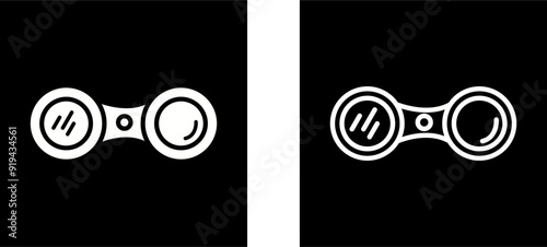 Binoculars Vector Icon