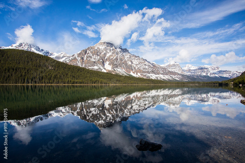 Summer landscape in Jasper National Park, Canada photo