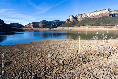 Photography Lack water Sau Reservoir