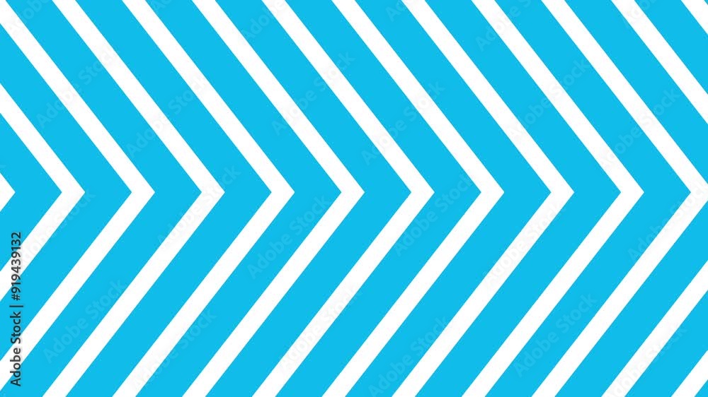 White and blue striped arrows pointing right, suitable for business presentations, websites, and social media graphics needing a strong direction element.