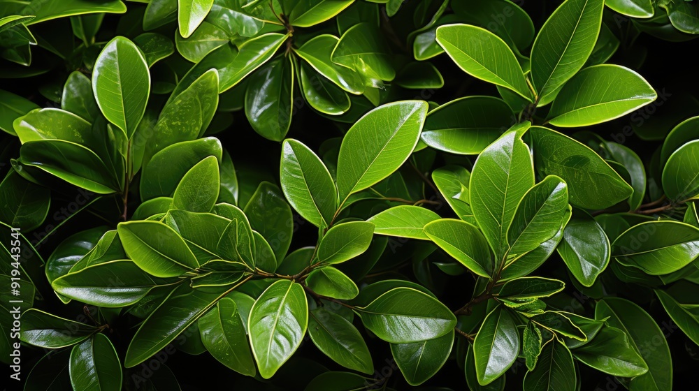 Background of green leaves captured by the roadside Background of green leaves captured by the roadside