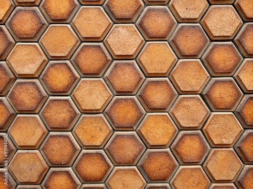seamless pattern with honeycombs