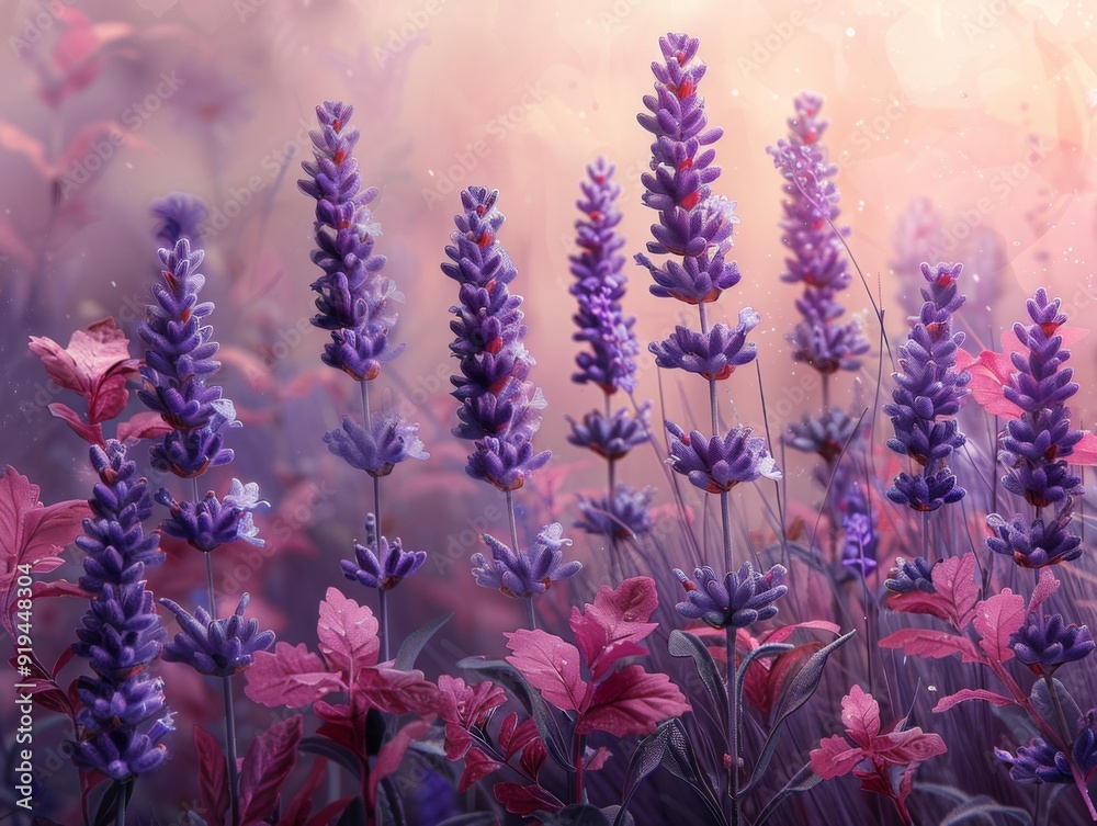 Obraz premium Dreamy Lavender Fields