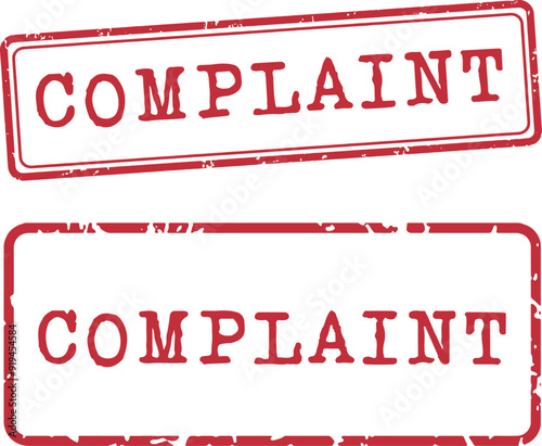 Complaint Stamped Vector Set