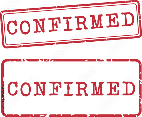 Confirmed Stamped Vector Set