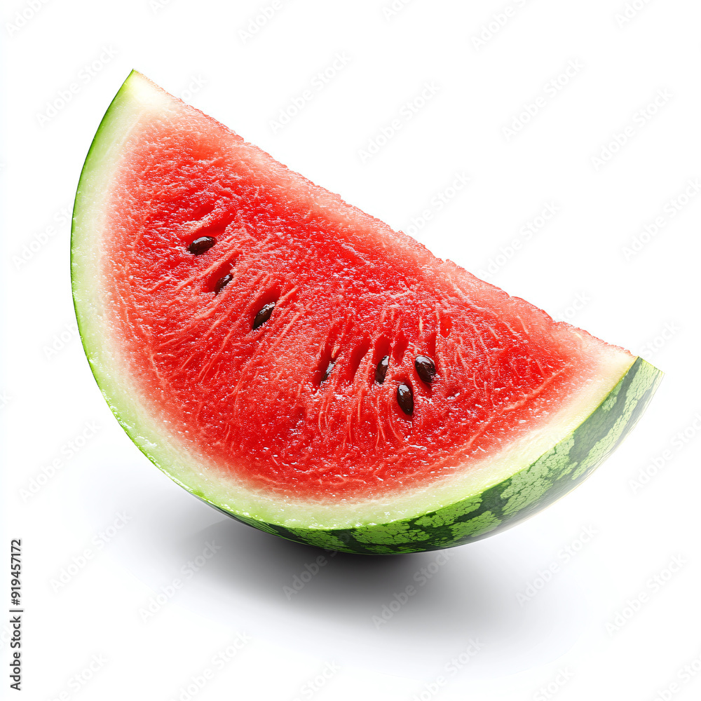 Fresh Watermelon Slices Displayed
Fresh Watermelon Slices Displayed