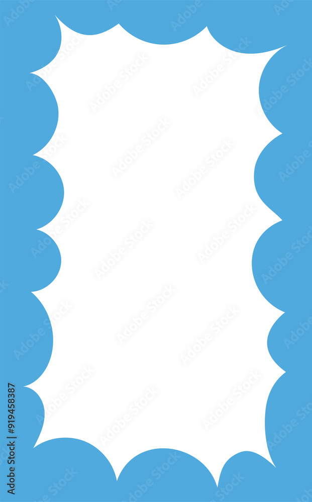 Wavy border frame. Scalloped rectangle fun shape. Hand drawn kids box for picture and photo. Cartoon doodle abstract color template with wiggle edge. Curvy Y2K decoration. Wavy border frame. Scalloped rectangle fun shape. Hand drawn kids box for picture and photo. Cartoon doodle abstract color template with wiggle edge. Curvy Y2K decoration.