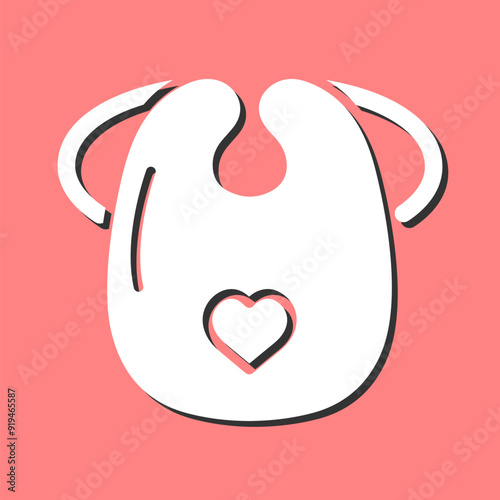 Baby Bib Vector Icon