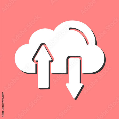 Cloud Storage Vector Icon