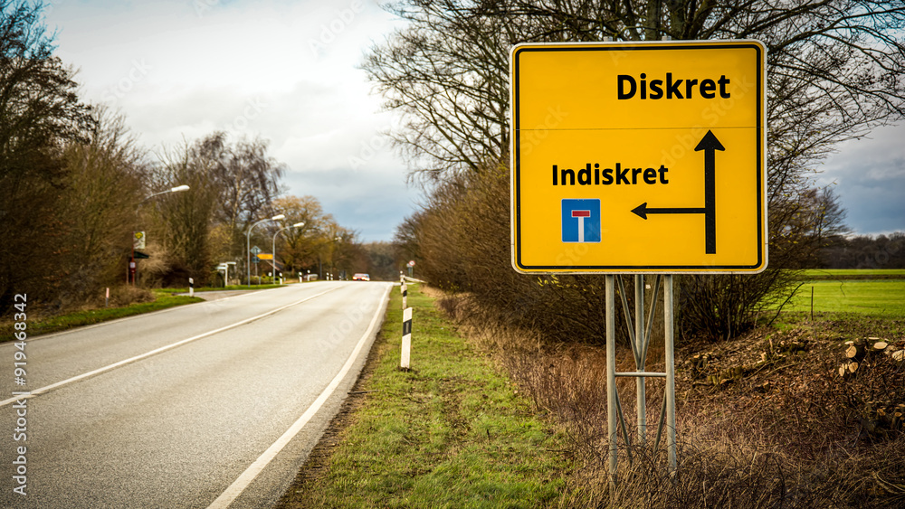Signposts the direct way to Discreet versus Indiscreet Signposts the direct way to Discreet versus Indiscreet