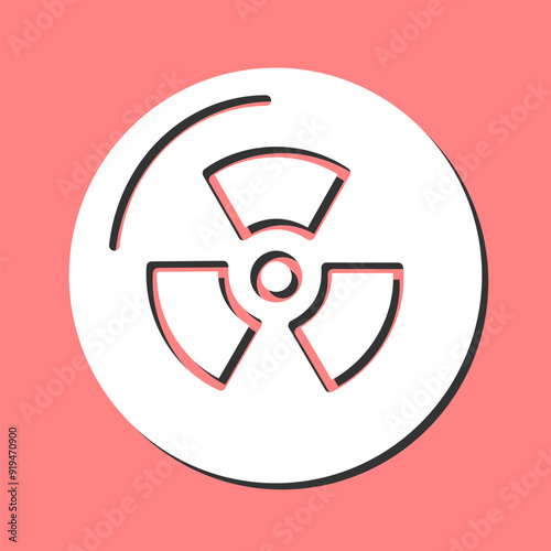 Radiation Vector Icon
